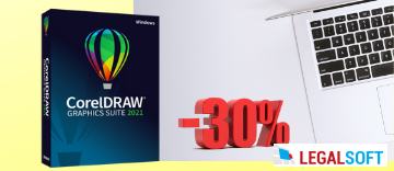 Cкидка 30% на академическую лицензию CorelDRAW Graphics Suite 2021 для студентов и преподавателей